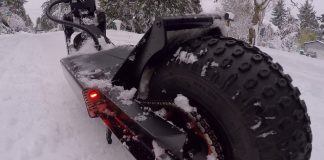 Hulajnoga elektryczna zimą