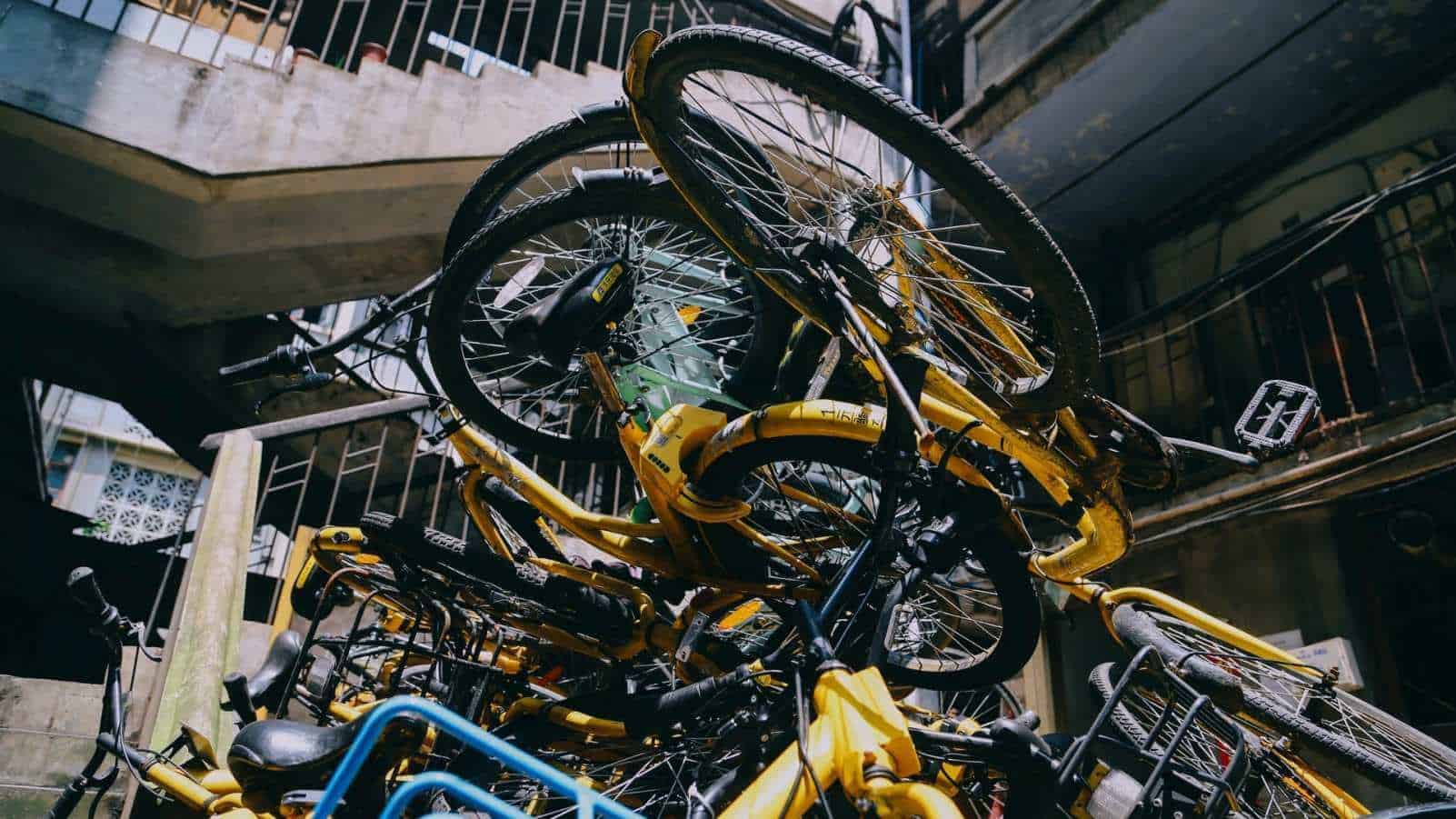 Sterta rowerów - system chiński