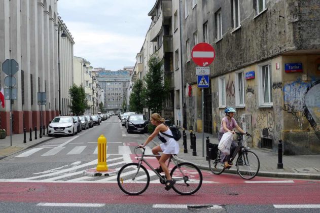 Ulica jednokierunkowa z możliwością wjazdu dla rowerzystów