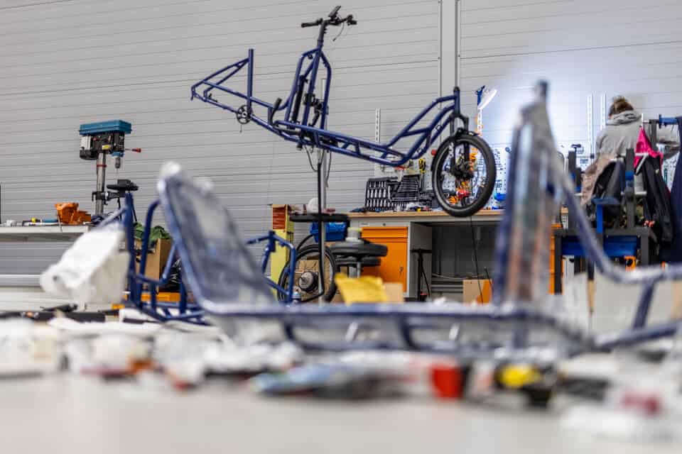 Rower cargo Urvis Bike w produkcji