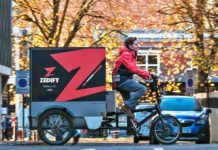Trójkołowy elektryczny rower cargo Zedify