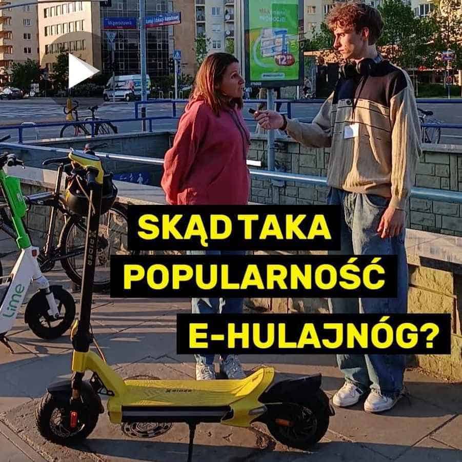 Sonda uliczna Xridera - pytamy o przyczyny ekspansji e-hulajnóg